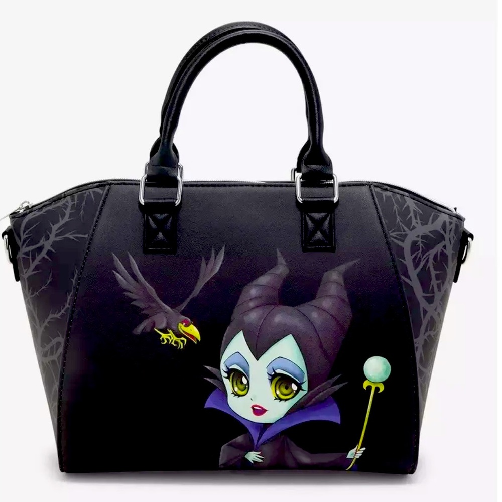 NWTs Loungefly Disney Sleeping Beauty Maleficent Dragon & Chibi Satchel